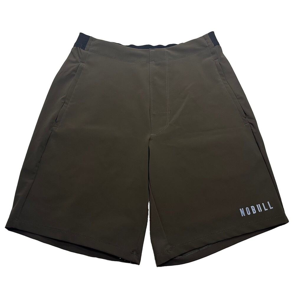 Men's NoBull Strenghth Training Shorts 9" Size Small Brown